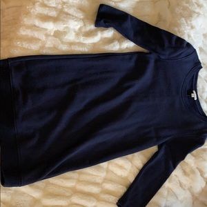 Gap navy blue sweatshirt dress